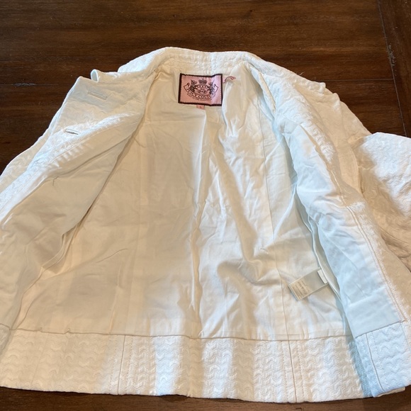 Juicy couture white blazer coat size small - Picture 3 of 3